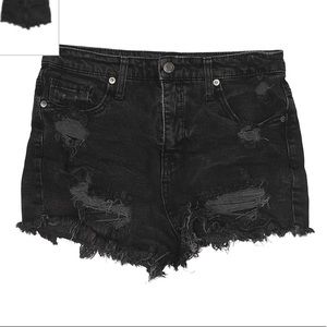 Missimo Supply Co Black High Rise Shirt Size 6/28